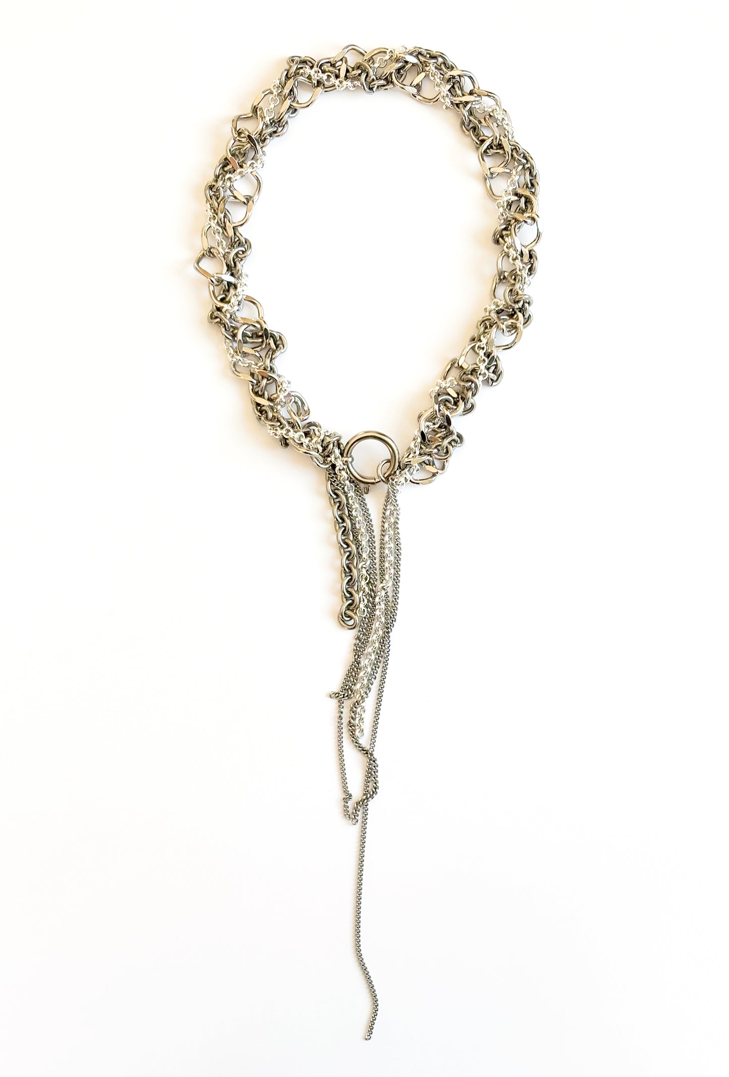 Dangler Necklace Bold Silver