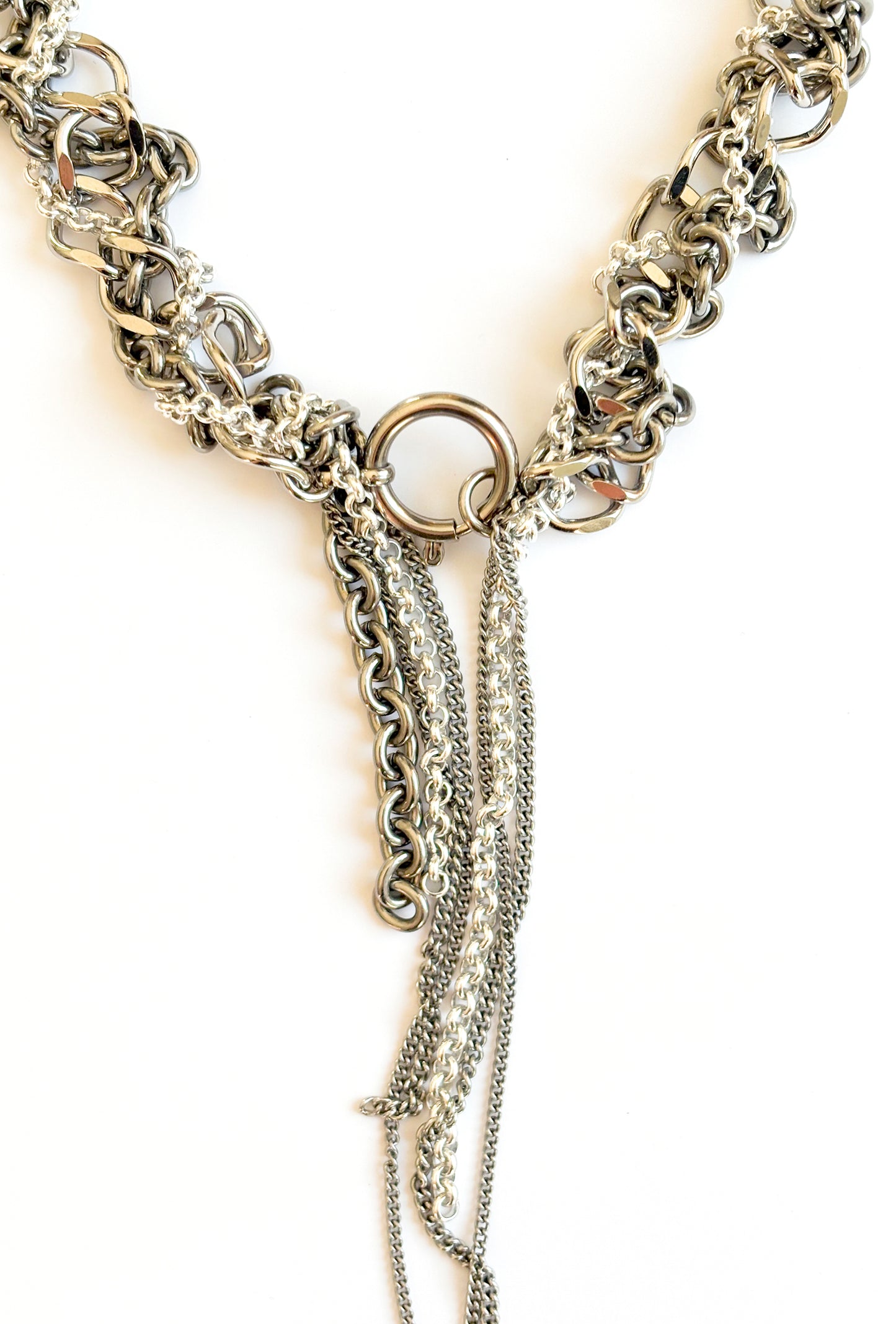 Dangler Necklace Bold Silver