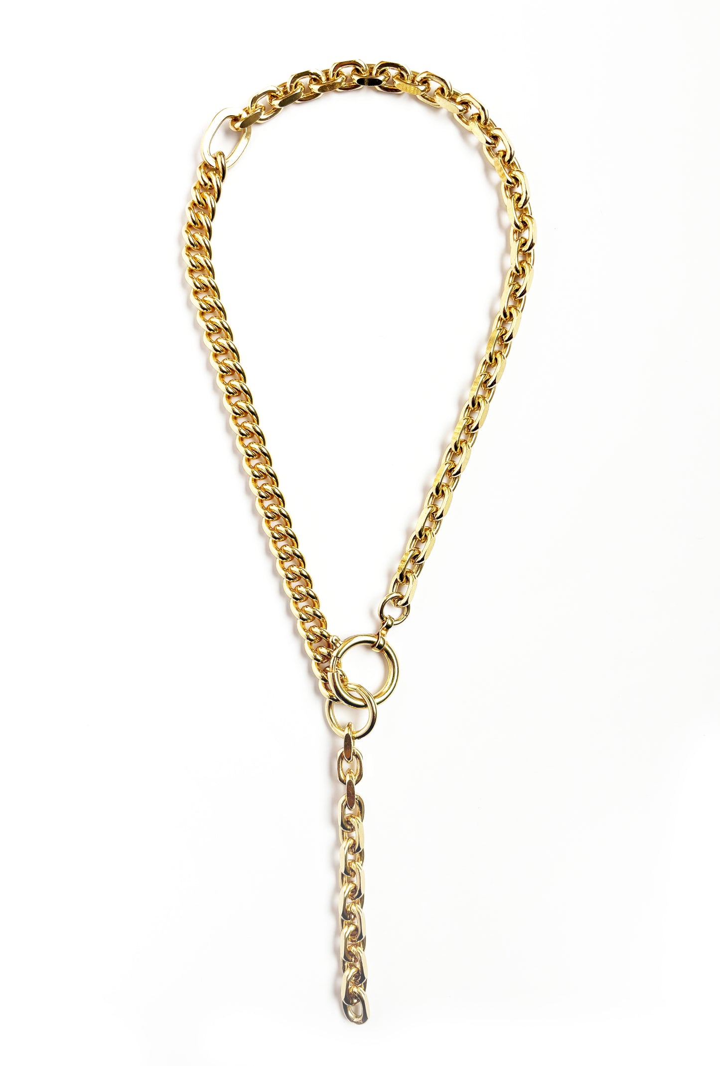 Strangler Necklace Triple Gold Mix - Made to order