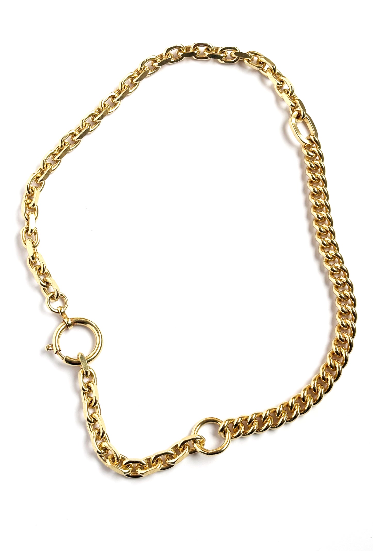 Strangler Necklace Triple Gold Mix - Made to order