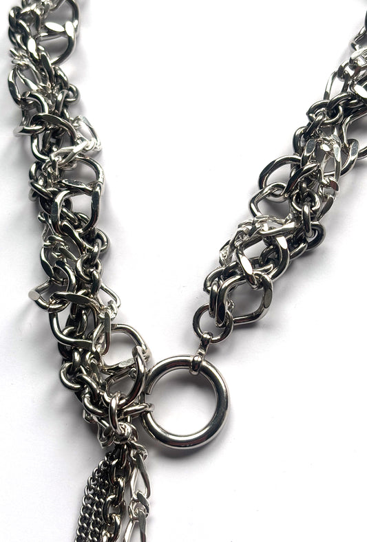 Dangler Necklace Bold Silver