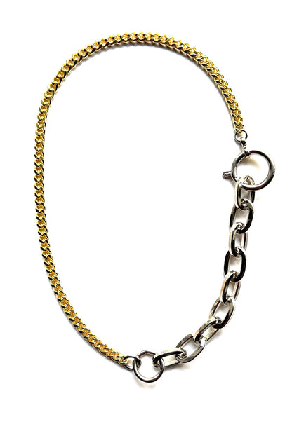 Strangler necklace bicolor plain