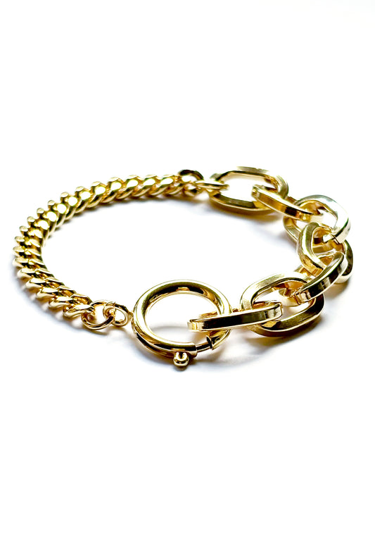 Strangler Bracelet Triple Gold