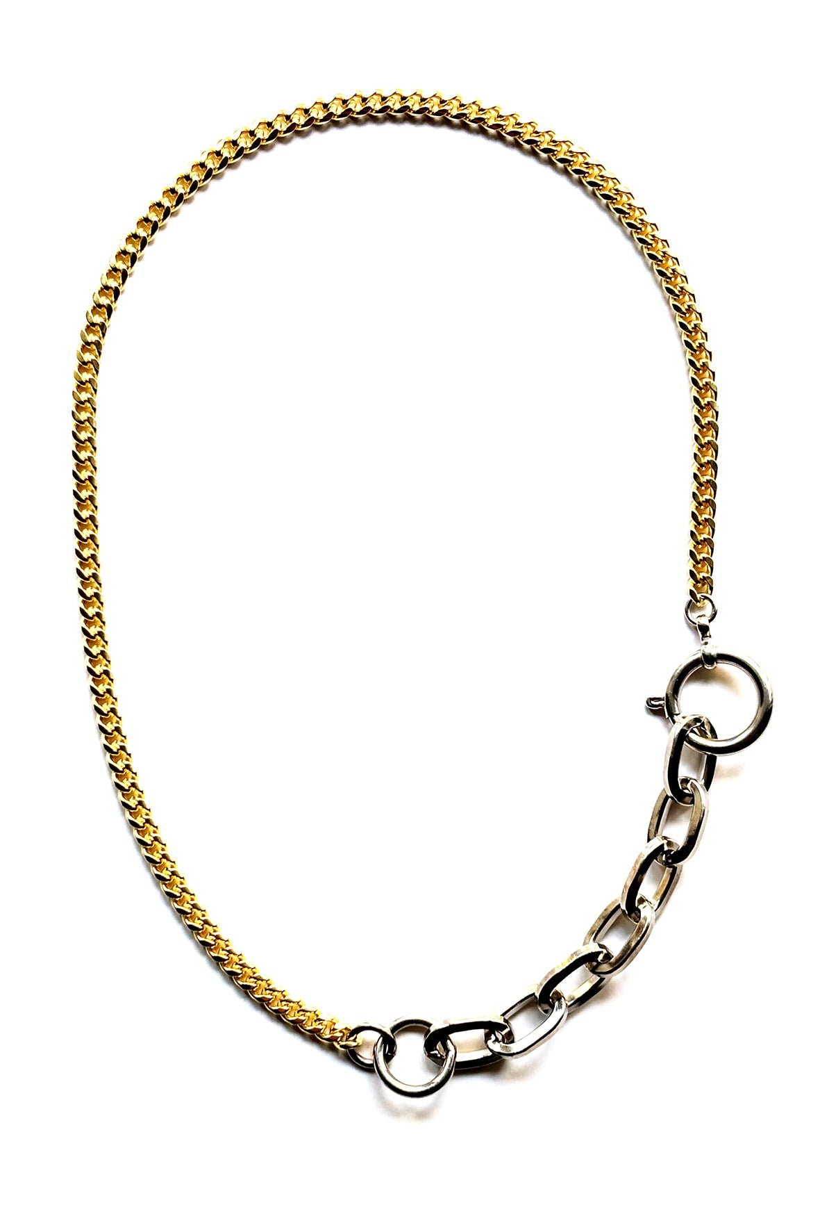 Strangler necklace bicolor plain