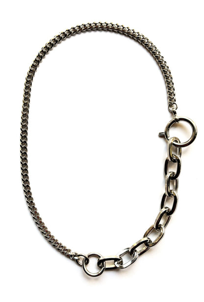 Strangler necklace silver plain