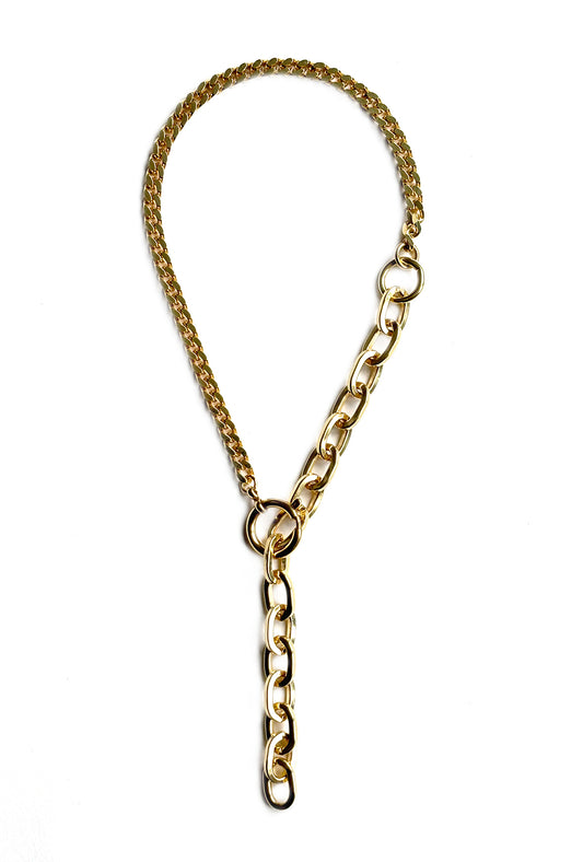 triple gold chain necklace statement jewelry berlin