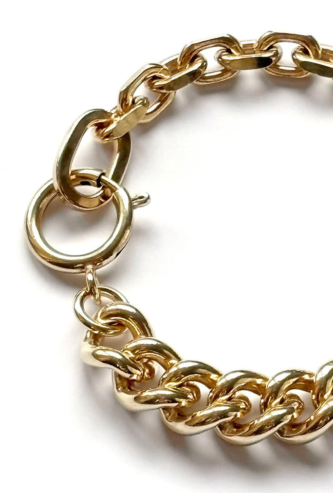 Strangler Bracelet Triple Gold Bold