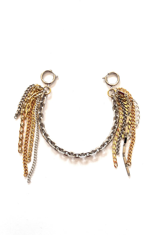 bicolor chain accessory clip design sculptural jewelry berlin