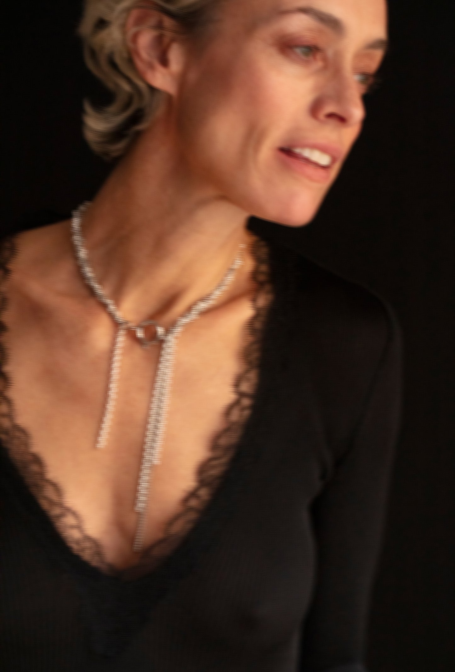Dangler Necklace Silver