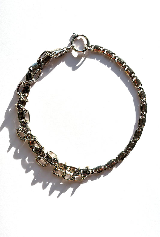 tangle fun silver chain necklace sculptural statement jewelry berlin