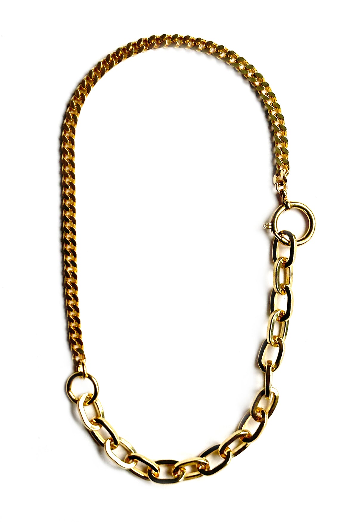 Strangler Necklace Triple Gold