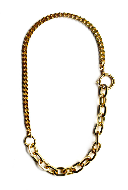 Strangler Necklace Triple Gold
