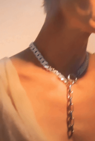 Strangler Bold Necklace Silver
