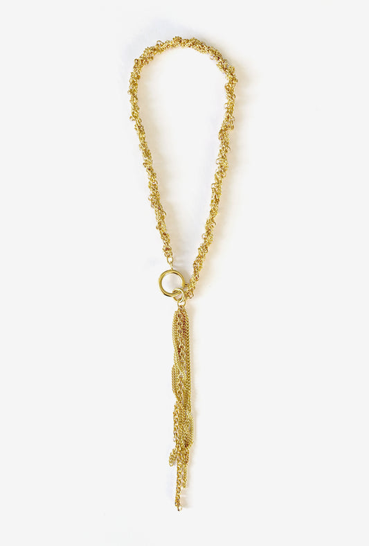 Dangler Necklace Fine Gold