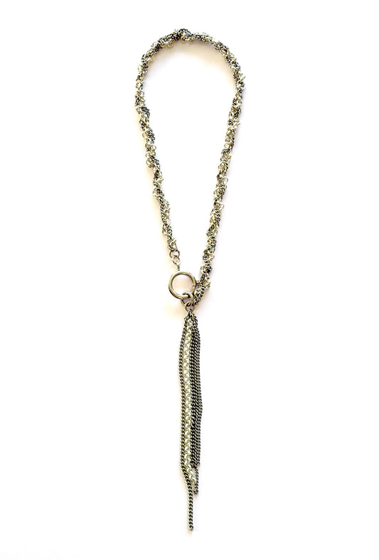 Dangler Necklace Fine Silver