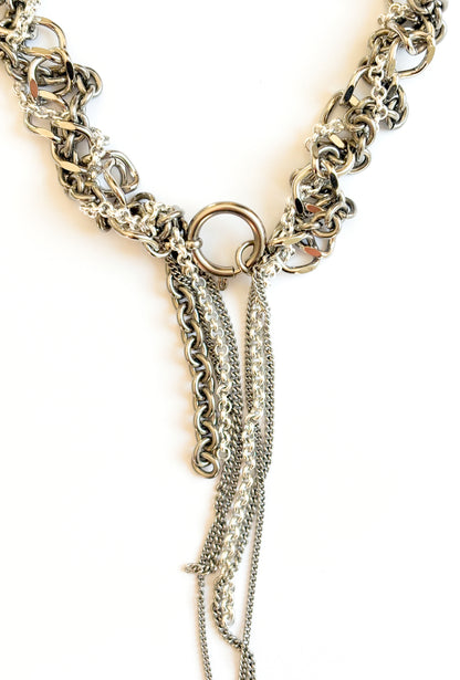 Dangler Necklace Bold Silver