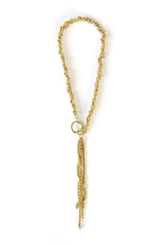 Dangler Necklace Fine Gold