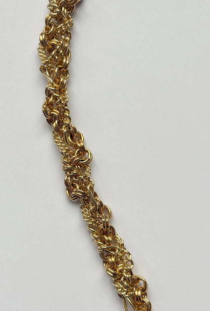 Dangler necklace gold