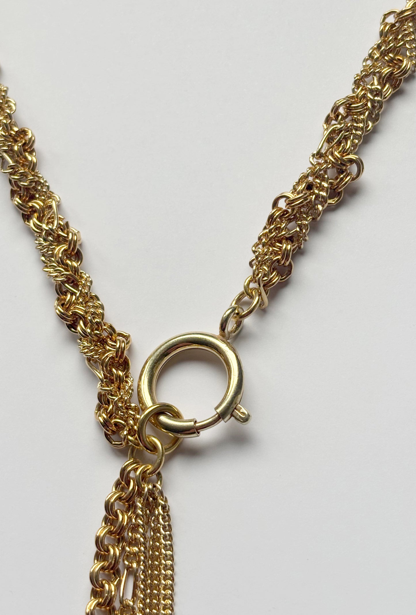 Dangler necklace gold