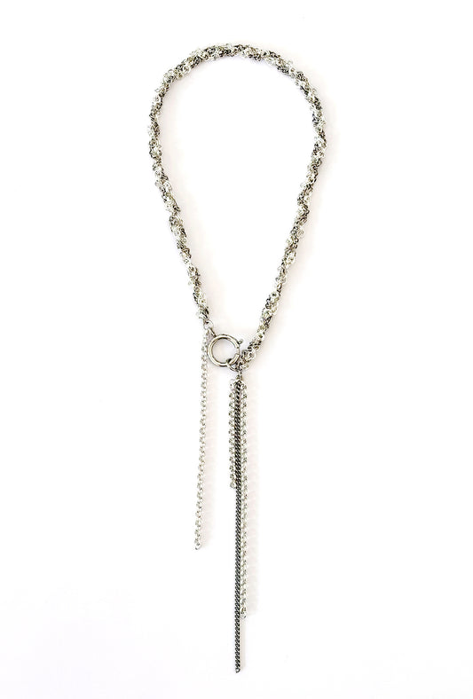 Dangler necklace silver