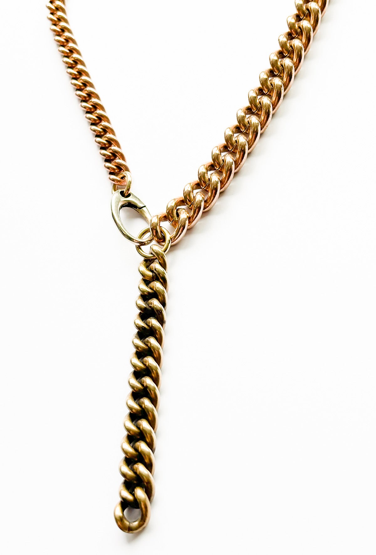 Strangler mix necklace brass