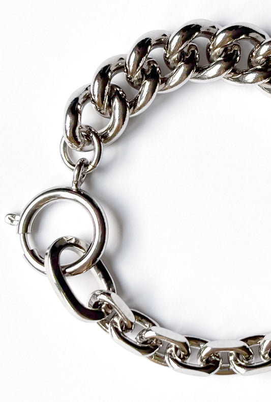 Strangler Bracelet Silver Bold