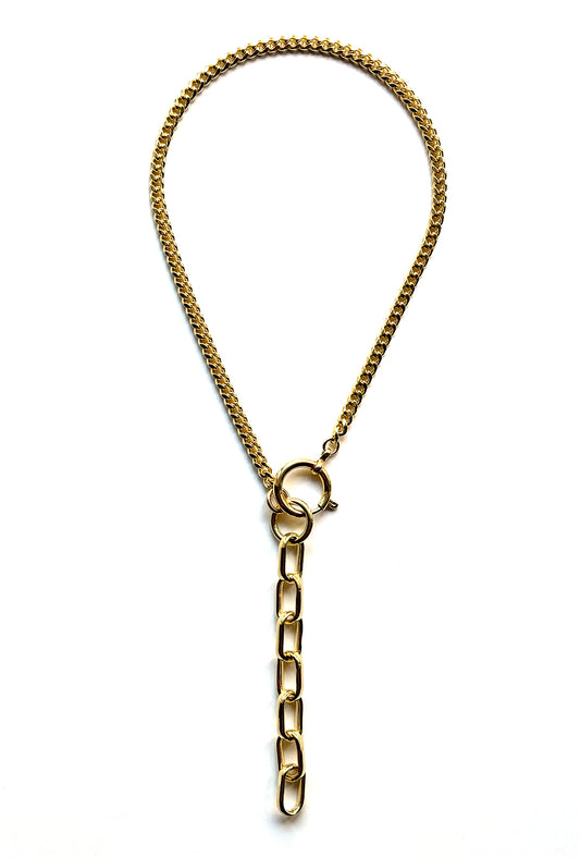 Strangler necklace gold plain