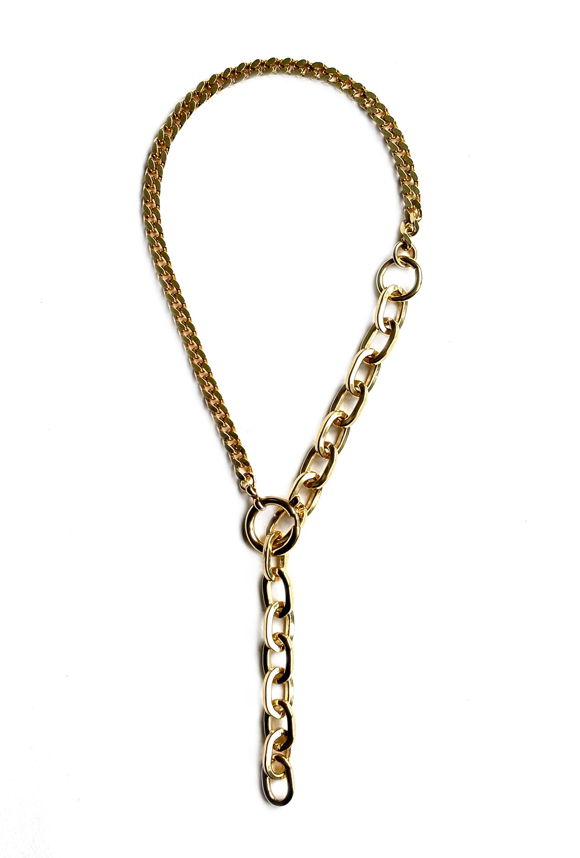 SD II necklace triple gold